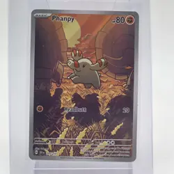 Phanpy 205/191 Illustration Rare Pokemon Surging Sparks SV8 Full Art Card - Image 1