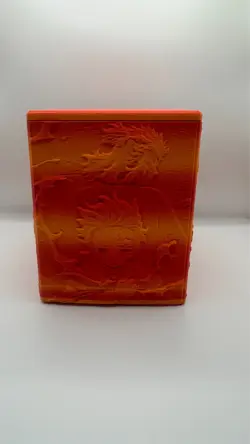 Demon Slayer Deck Box Rengoku Tanjiro Themed Fits 100+ Cards Custom 3D Print - Image 3
