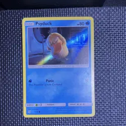 Pokemon Psyduck Holo Common 7/18 Detective Pikachu Basic 80 HP English Card - Image 1