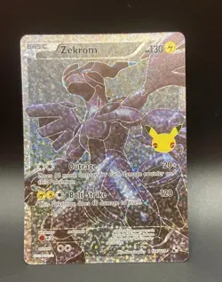 Pokemon TCG Zekrom Celebrations Classic Collection Holo Ultra Rare Card 114/114 - Image 1