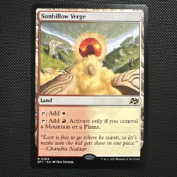 Sunbillow Verge (REGULAR) x1 - MTG Aetherdrift DFT #264 - Image 1