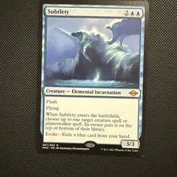 Magic: The Gathering Subtlety Modern Horizons 2 Regular Blue Mythic Creature 067 - Image 1