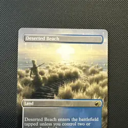 Deserted Beach Land Innistrad: Midnight Hunt White Blue Rare #281 Regular - Image 3