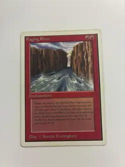 Raging River MTG Unlimited Red HP/DMG See Pics Reserved List - Image 1