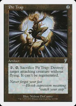 Pit Trap Seventh Edition MTG LP - Image 1
