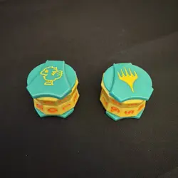 Unplayed MTG Final Fantasy Chocobo Bundle Special Click Wheel Life Counter x2 - Image 1