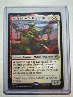 1 x Raph & Leo, Sibling Rivals - Teenage Mutant Ninja Turtles - NM-Mint - MTG - Image 1