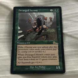 Magic: The Gathering Deranged Hermit Creature Urza's Legacy Rare Regular - Image 2