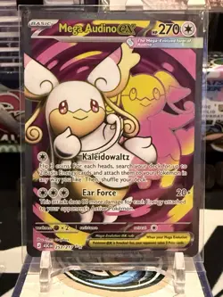 Mega Audino ex 253/217 Ultra Rare Pokemon Ascended Heroes NM - Image 1