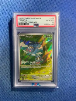 2023 POKEMON MEW EN ILLUSTRATION RARE #178 TANGELA PSA 10 - Image 1