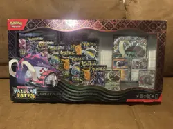 Pokemon Paldean Fates Great Tusk ex Iron Treads ex Premium Collection NEW SEALED - Image 1