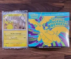 Pokemon - Ascending Heros - ETB + Pikachu at the Museum Promo - Both Sealed - Image 1