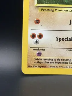 Hitmonchan 008/130 Base Set 2 Holo - Pokemon TCG - MP - Image 5
