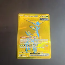 2025 Pokemon SV Prismatic Evolutions 176/131 Iron Leaves ex Hyper Rare - Image 3