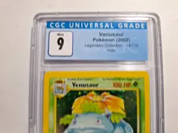 Pokemon TCG Venusaur Legendary Collection Holo Rare #18 CGC 9 MINT - Image 2