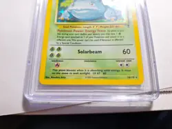 Pokemon TCG Venusaur Legendary Collection Holo Rare #18 CGC 9 MINT - Image 4