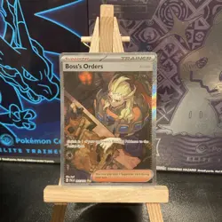 Pokemon Cards Boss's Orders (Ghetsis) 265/193 Paldea Evolved NM - Image 1