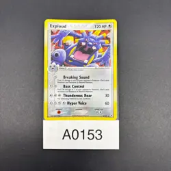 Pokemon TCG Exploud 6/101 EX Hidden Legends Holo Rare 2004 - Image 3