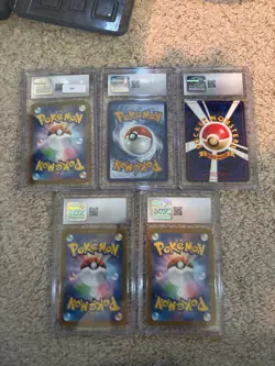 Pokemon TCG CGC 5 slab lot - Image 2