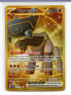 Ting-Lu ex 275/193 Holo Hyper Rare Gold Full Art Paldea Evolved Pokemon TCG - Image 1