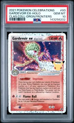 2021 POKEMON CELEBRATIONS CLASSIC COLLECTION #93 GARDEVOIR EX-HOLO PSA 10 - Image 1