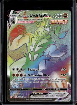 2021 Pokemon SWSH Battle Styles Single Strike Urshifu VM #167/163 - Image 1