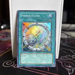 UNLIMITED POWER FILTER 2008 TDGS-EN058 YUGIOH CARD (LP) - Image 1
