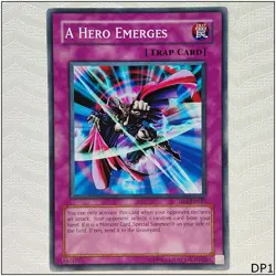 A Hero Emerges - DP1-EN025 - Common Unlimited Yugioh - Image 1