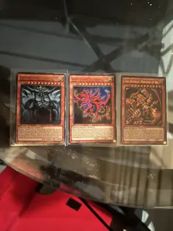 Yugioh Egyptian God Set Limited Editions - Image 1