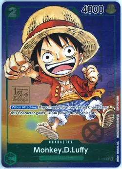 Monkey.D.Luffy P-037 Promo Foil 1st Anniversary Tournament 2023 PSA 10! - Image 3