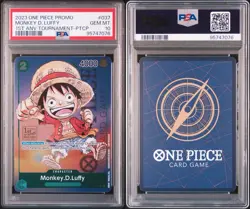 Monkey.D.Luffy P-037 Promo Foil 1st Anniversary Tournament 2023 PSA 10! - Image 4