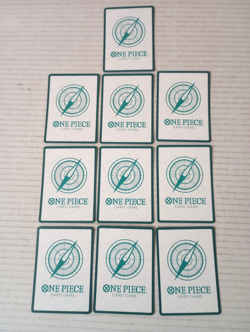 Set Of 10 Don!! Cards English Starter Deck Green Back One Piece Card Game - Image 2