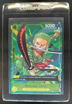 2024 One Piece Promos Roronoa Zoro Championship Finals Stamp #P-042 - Image 1