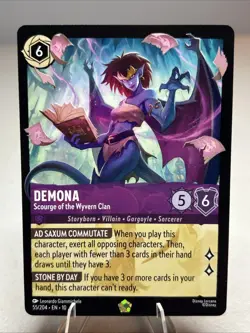 Demona Scourge of The Wyvern Clan 55/204 Non Foil Disney Lorcana NM - Image 1