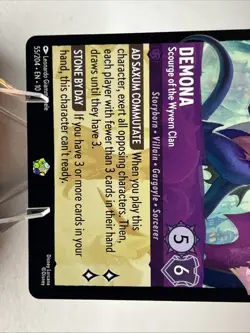 Demona Scourge of The Wyvern Clan 55/204 Non Foil Disney Lorcana NM - Image 3