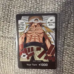 One Piece Card Lot Gold Don!! Roger, Boa, Whitebeard, and Silver Raleigh - Image 2
