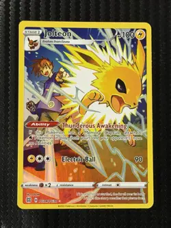 Jolteon Brilliant Stars TG04/TG30 Rare Full Art Holo 2022 Pokemon Card TCG CCG - Image 1