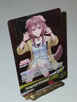 Hololive Card Game Inugami Korone OSR Elite Spark hBP03-006 - Image 2