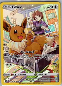 Eevee TG11/TG30 SWSH09: Brilliant Stars Trainer Gallery - Pokemon Card - NM - Image 1