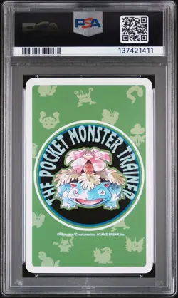 1996 POKEMON GREEN VERSION PLAYING CARDS KING OF CLUBS #038 NINETALES PSA 10 - Image 2