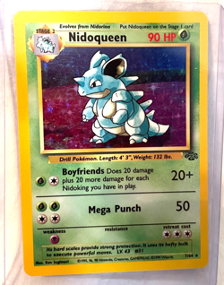 Pokemon Card Nidoqueen 90HP Stage 2 Holo Rare 7/64 Trading Card - Image 1