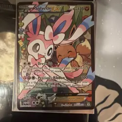 Pokemon Sylveon EX Full Art Holo Ultra Rare RC32/RC32 Generations Card - Image 1