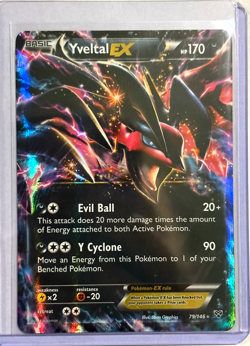 Yveltal EX 79/146 XY Base Set Holo Ultra Rare Pokemon Card 2014 - Image 1