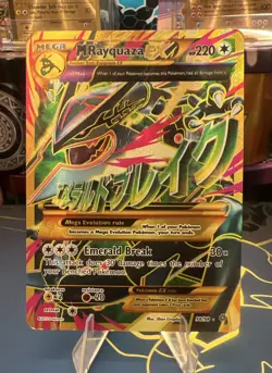 Pokemon TCG M Rayquaza EX Full Art Ultra Rare Ancient Origins Card 98/98 - Image 1