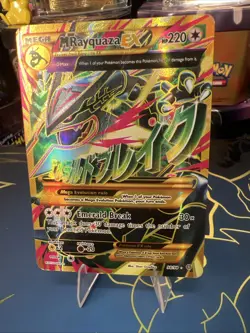 Pokemon TCG M Rayquaza EX Full Art Ultra Rare Ancient Origins Card 98/98 - Image 2