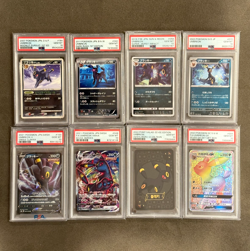 8x Pokemon Japanese Umbreon Card Lot PSA 10 Graded, V Vmax GX Moonlit Dark Rush - Image 1