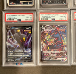8x Pokemon Japanese Umbreon Card Lot PSA 10 Graded, V Vmax GX Moonlit Dark Rush - Image 5