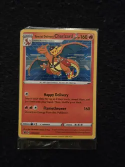 Pokemon Special Delivery Charizard Promo Card Sealed Pack TCG 2020 - Image 1