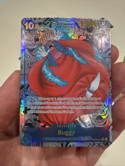 One Piece CCG Buggy Manga Alternative Art OP09-051 English Custom Card - Image 1