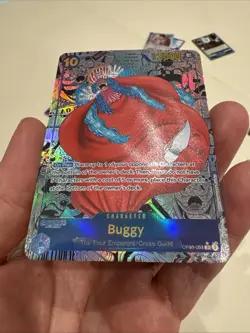 One Piece CCG Buggy Manga Alternative Art OP09-051 English Custom Card - Image 4